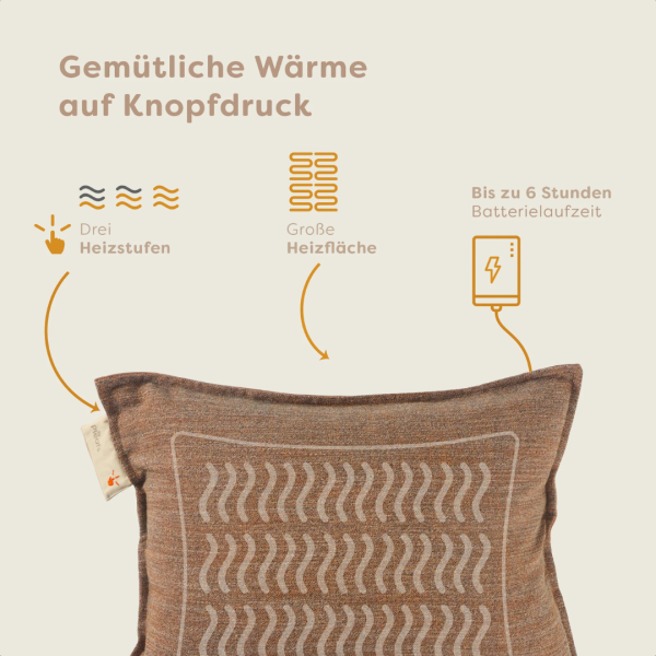 Pleafs Heizkissen Boho 45x60cm Spiced Cider, 1 Stk